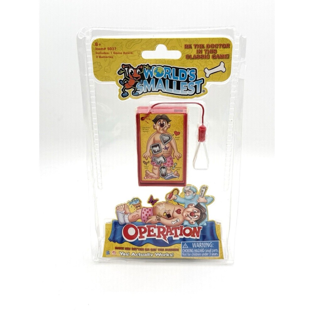 World's Smallest OPERATION Board Game Toy Miniature